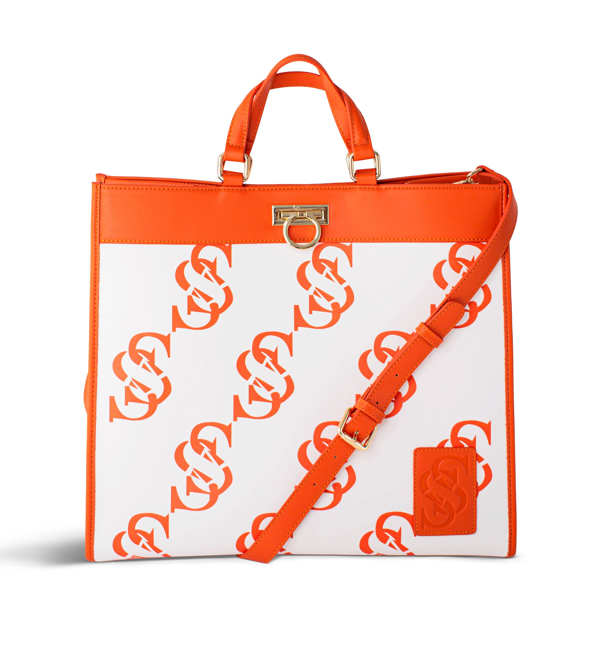 Signature Monogram Sekko Tote - Blood Orange
