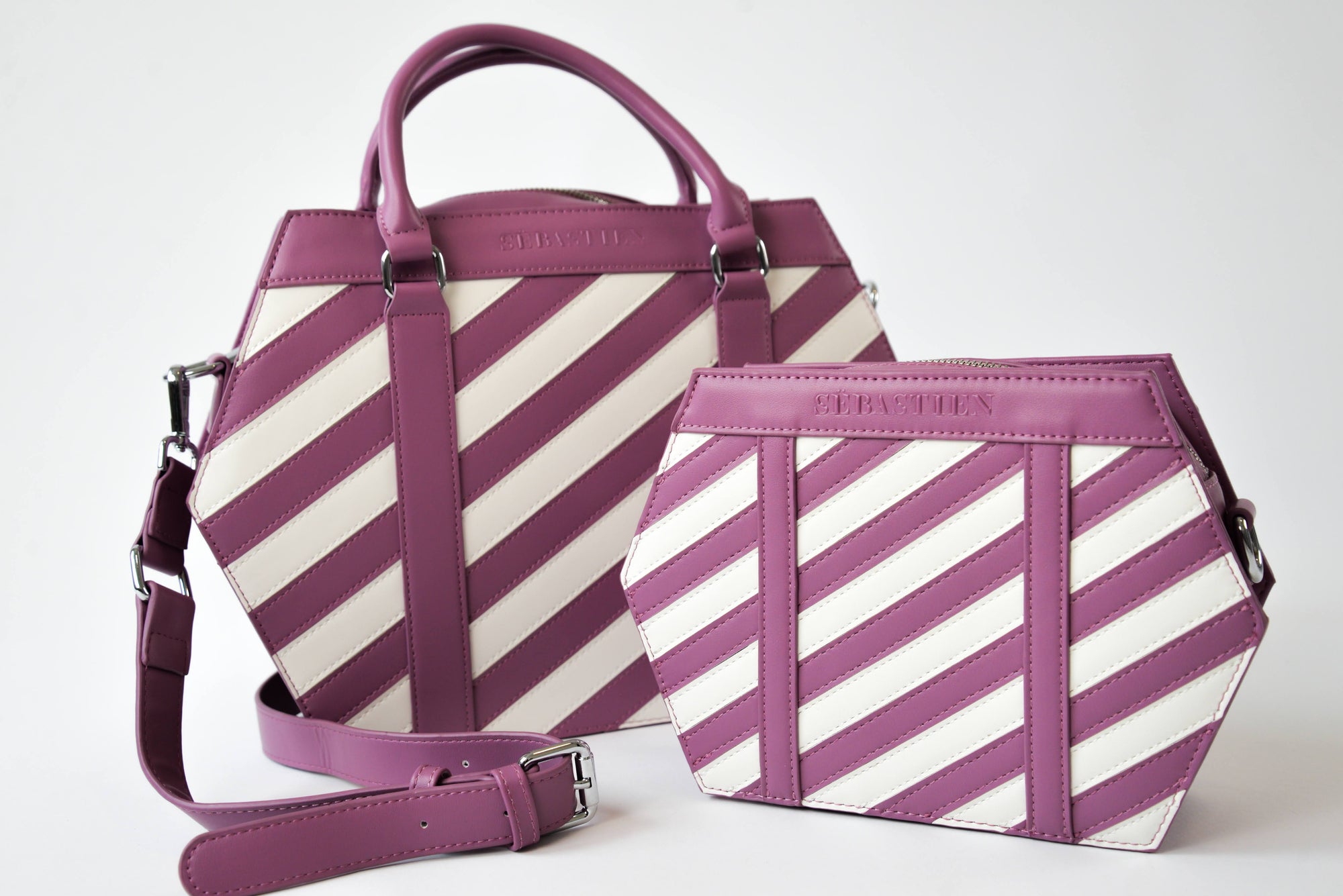 Echoveil Crossbody in Stripes