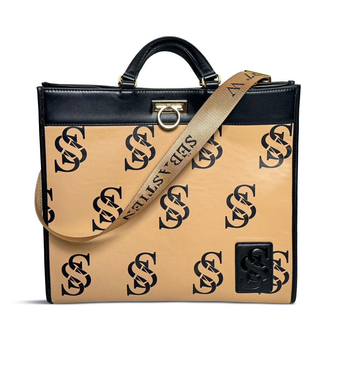 Signature Monogram Sekko Tote - Obsidian – Sebastien DuPont